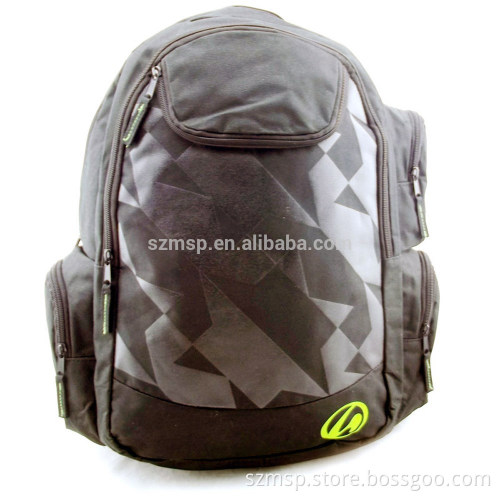 Utility nylon laptop backpack for adults